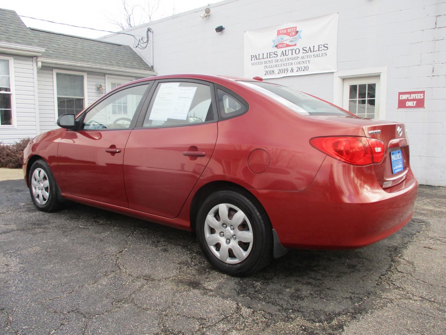 2008 RED Hyundai Elantra (KMHDU46D28U) , AUTOMATIC transmission, located at 540a Delsea Drive, Sewell, NJ, 08080, (856) 589-6888, 39.752560, -75.111206 - Photo#3